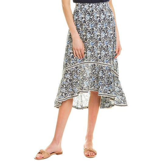 Area Stars Blue Vine High Low Skirt Skirt - NWT