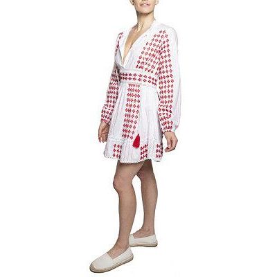 Area Stars White Red Tunic Dress